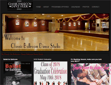 Tablet Screenshot of classicballroom.com